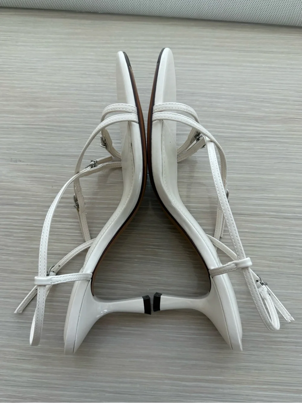 NWOT Zara Buckled Heel Sandals - Picture 4 of 6
